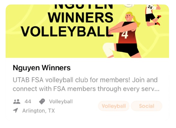 Nguyen Winners volleyball community