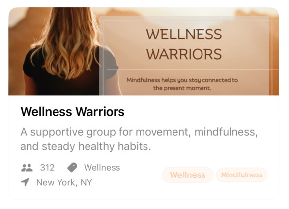 Wellness Warriors community